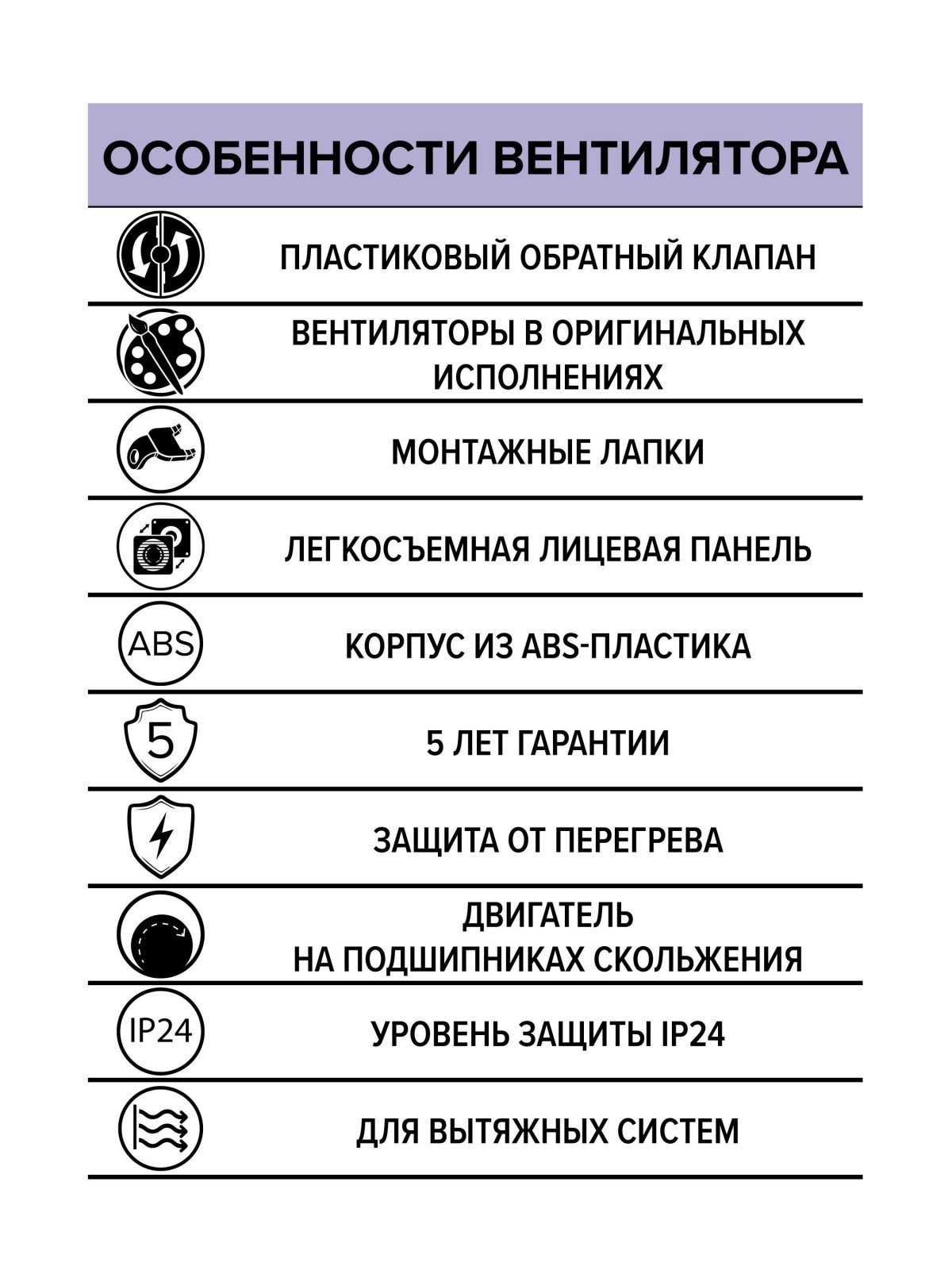 Вентилятор накладной WAVE D100 обр.клапан Black classic ERA
