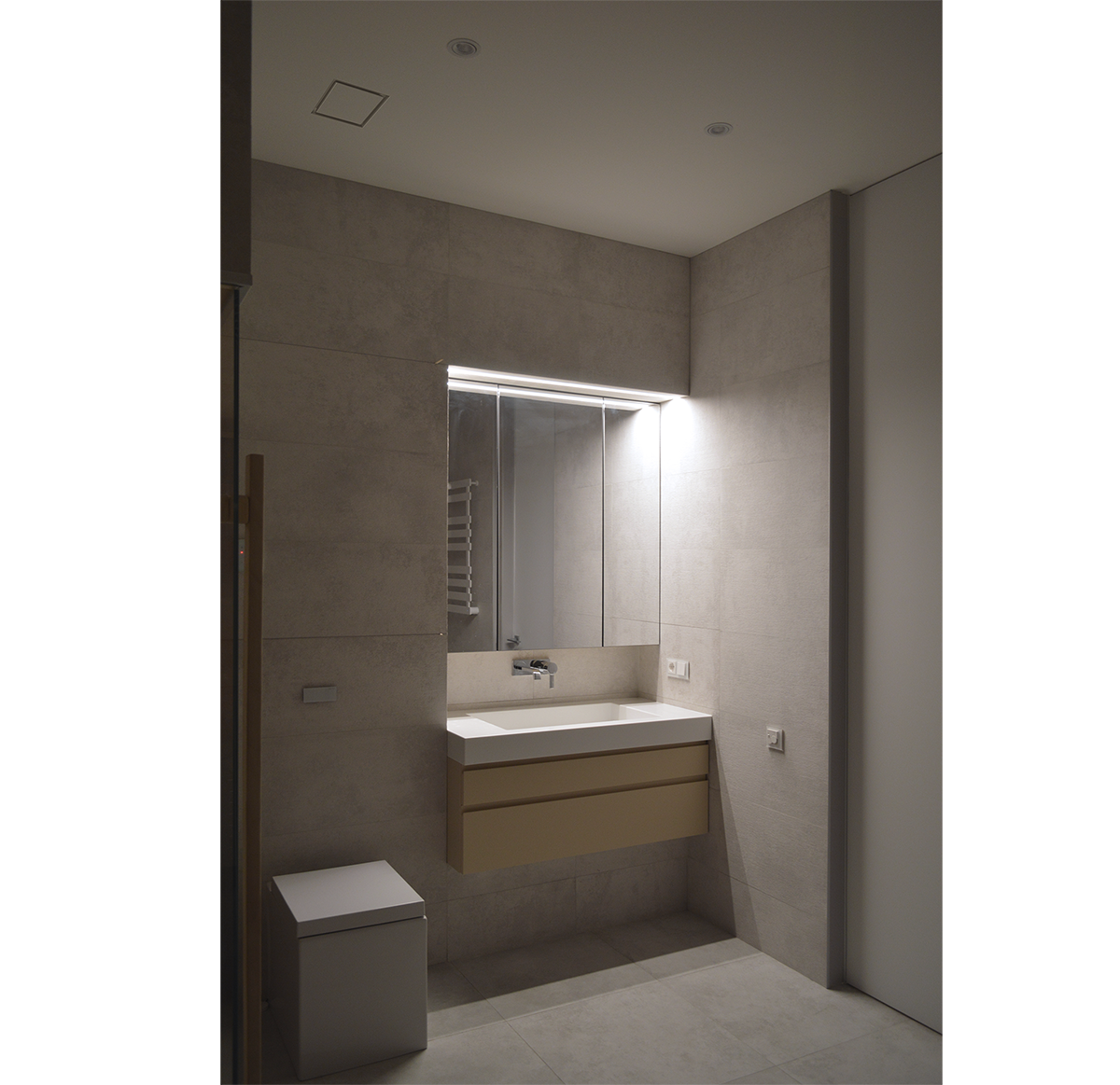 Диффузор под покраску скрытого монтажа SECRET SOFT FRAME D160мм